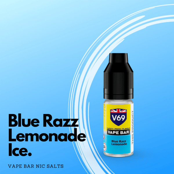 Blue Razz Lemonade Ice Vape Bar Nic Salts