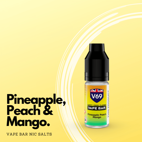 Pineapple Peach Mango Vape Bar Nic Salts