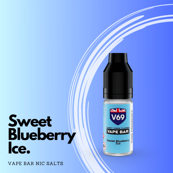 Sweet Blueberry Ice Vape Bar Nic Salts